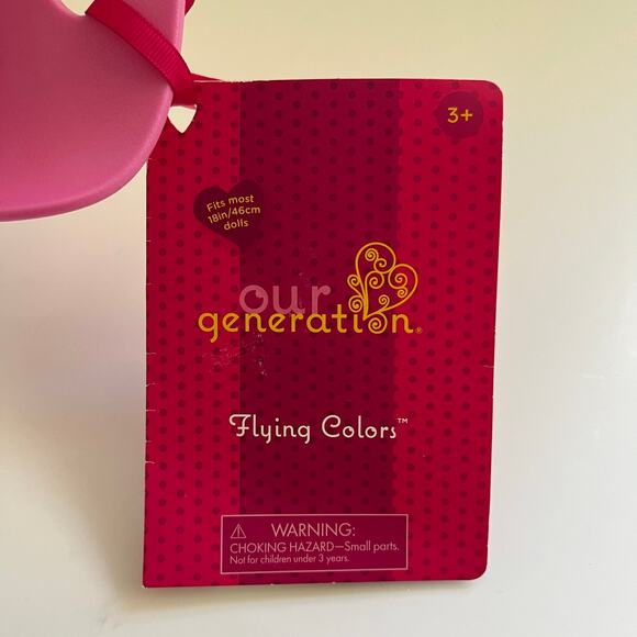 Our Generation Flying Colors Classroom School Desk for 18" Dolls Pink NWT - Picture 10 of 12